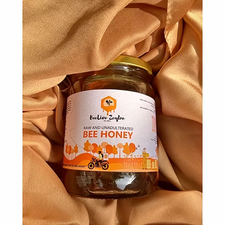 BeeLive Zeylon - Raw &amp; Unadulterated Bee Honey Jar Sabaragamuwa Region-BZ0002