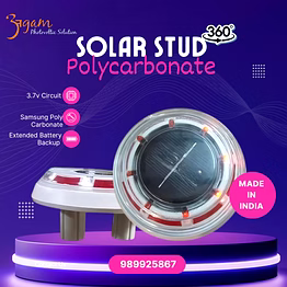 agm polycarbonate solar road stud