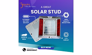 Aluminium Square Solar Road Stud
