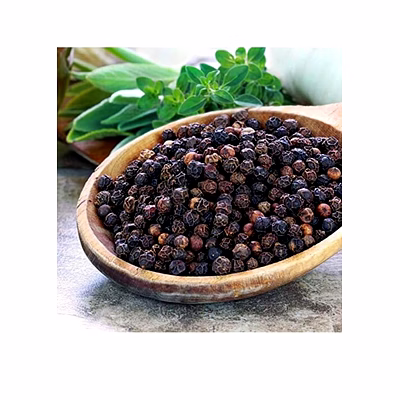 whole black pepper