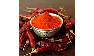Organic red chilli powder