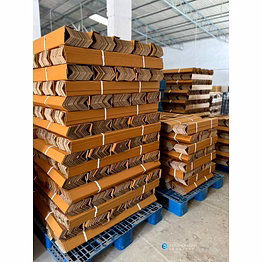 esti packaging angle board / edge protector – heavy-duty edge protection for palletized goods