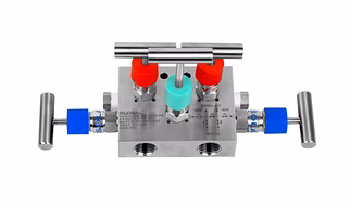 Five Valve Manifold Remote Mount (Pipe x Pipe) Model No. GV-121-5VMR For Vent Model No. GV-121-5VMR-V