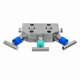 global make three valve manifold bar type direct mount (pipe x flange) model no. gv-112-3vm-dm for vent model no. gv-112-3vm-dm-v