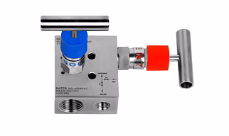 Two Valve Manifold Remote Mount (Pipe x Pipe) Model No. GV-105-2VMR For Vent Model No. GV-105-2VMR-V