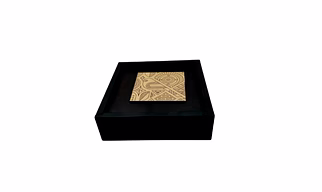 Angira handicrafts wooden Dry fruit box Multipurpose 4 Section Handcrafted Square Dry Fruit Box