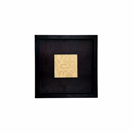 Angira handicrafts wooden Dry fruit box Multipurpose 4 Section Handcrafted Square Dry Fruit Box-1