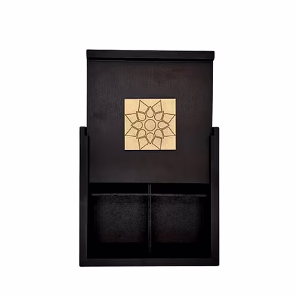 Angira handicrafts wooden Dry fruit box Multipurpose 4 Section Handcrafted Square Dry Fruit Box-4