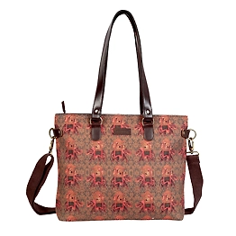 Royal Alpha Printed Tote Bag