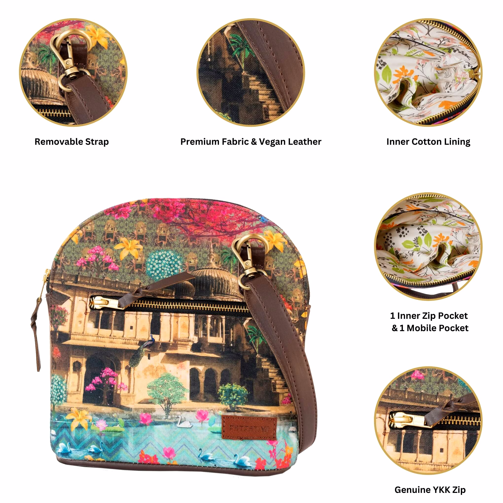 Shekhawati Haveli Crossbody Bag image 4
