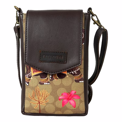 elephant design phone sling crossbody