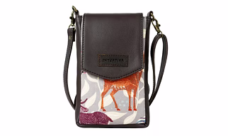 Deer Motif Crossbody Mobile Sling Bag