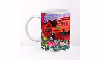 Elegant Deeg Palace Colourful Coffee Mug
