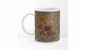 Elephant Ride Printed Coffee Mug