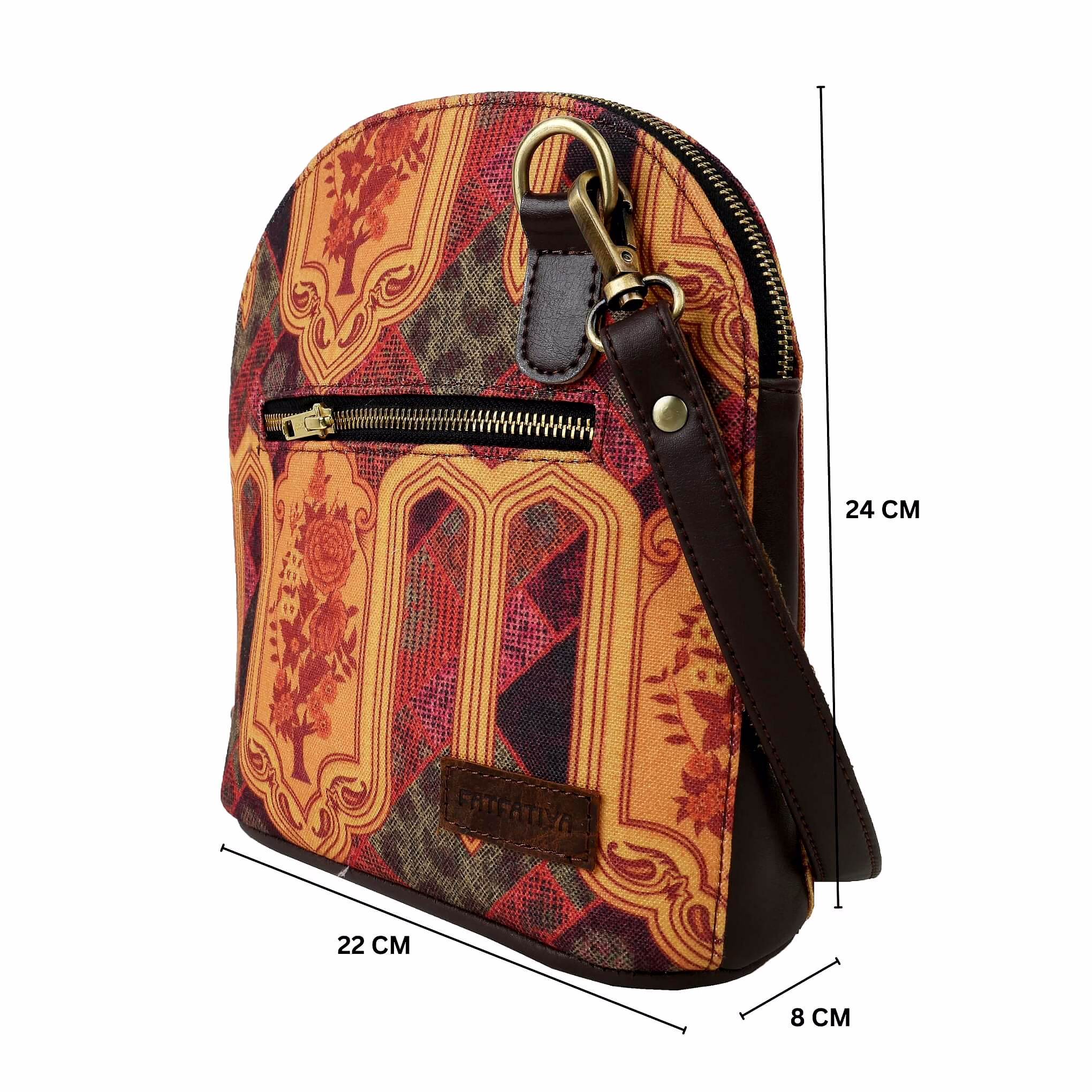 Ethnic Design Canvas Crossbody image 3