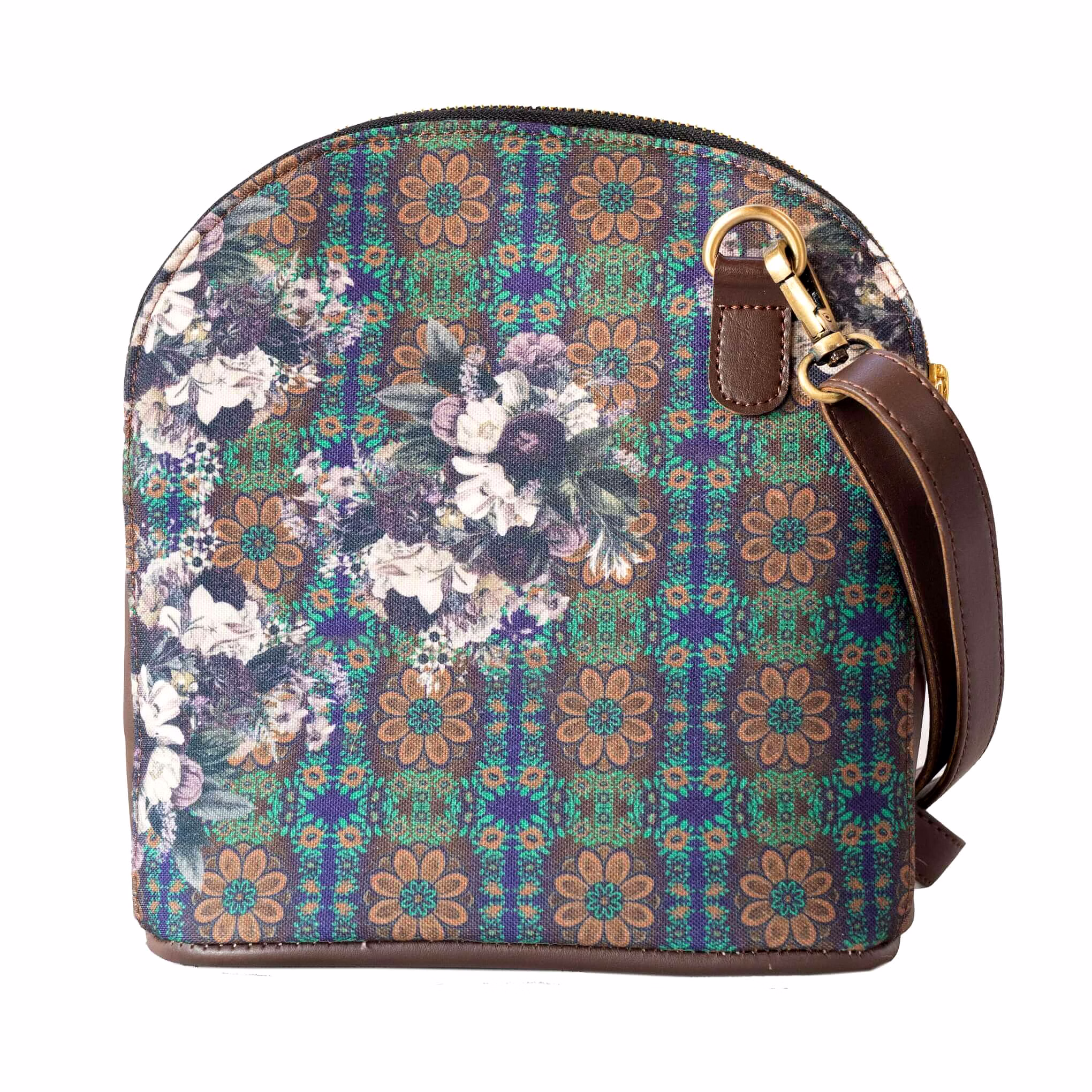The Elegant Flower of Stone Travel Crossbody Bag image 2