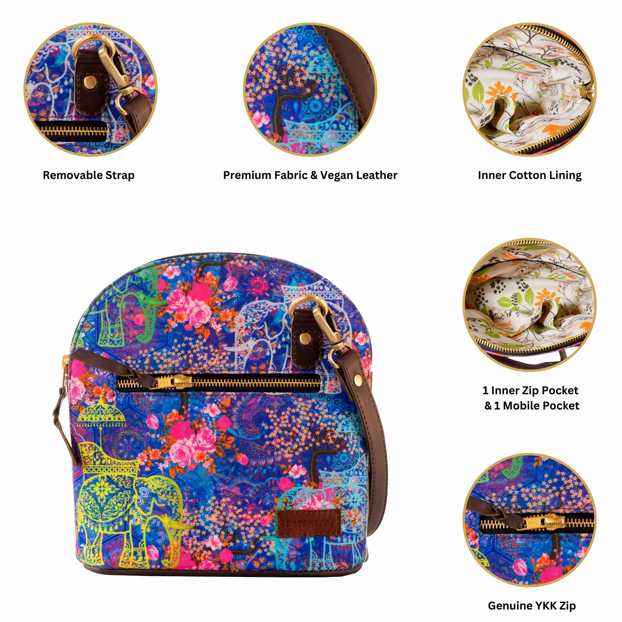 An Elephant Ride Designer Crossbody Bag image 4