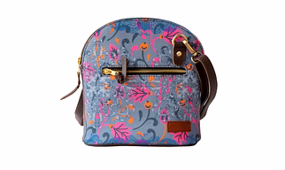 Pink Grey Womens Designer Crossbody Bag