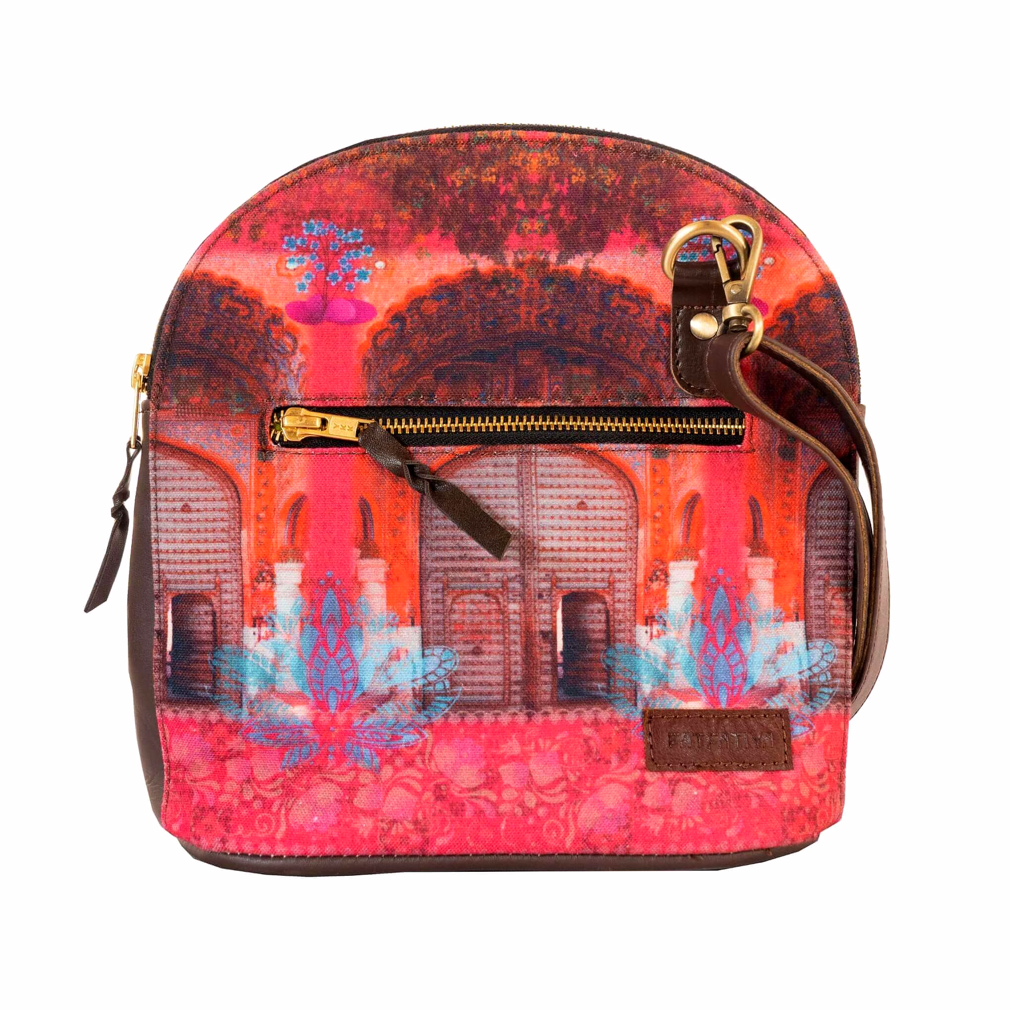 Women’s Pink Royal Door Unique Crossbody Bag image 1