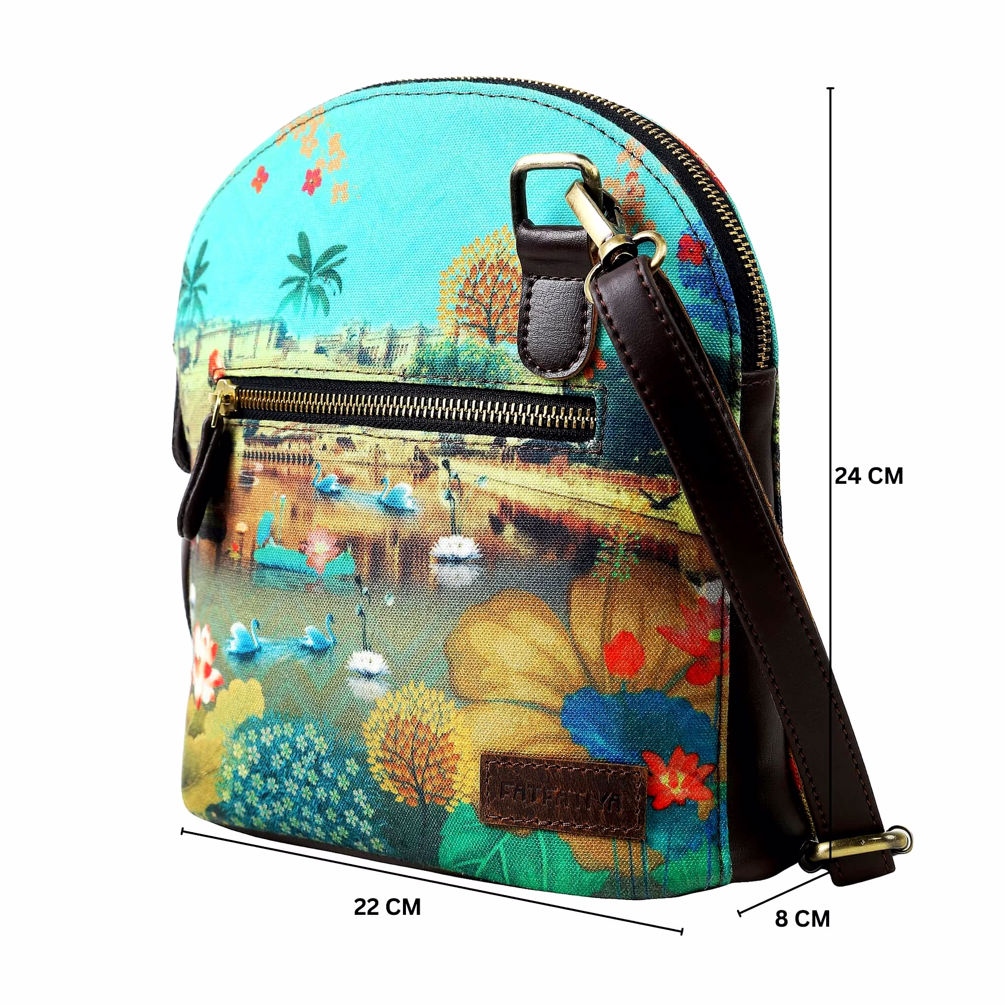 Beautiful Lakeside Handmade Crossbody Bag image 3