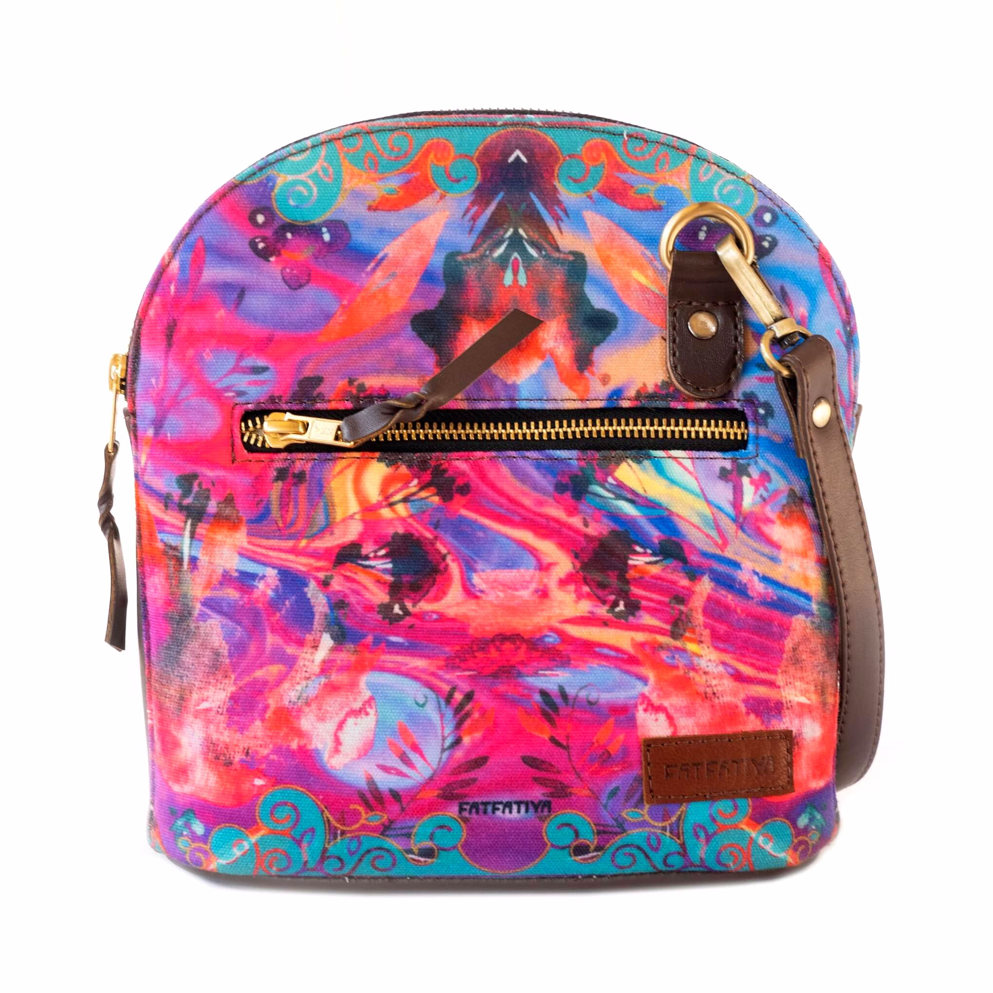 Abstract Love Womens Crossbody Sling Bag image 1