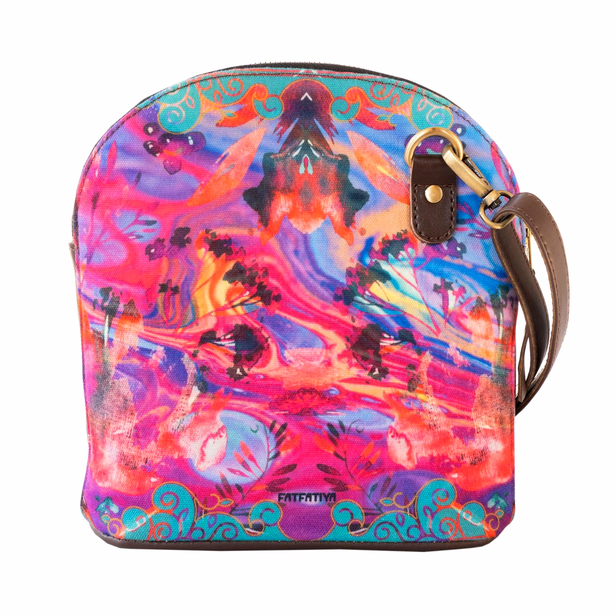 Abstract Love Womens Crossbody Sling Bag image 2