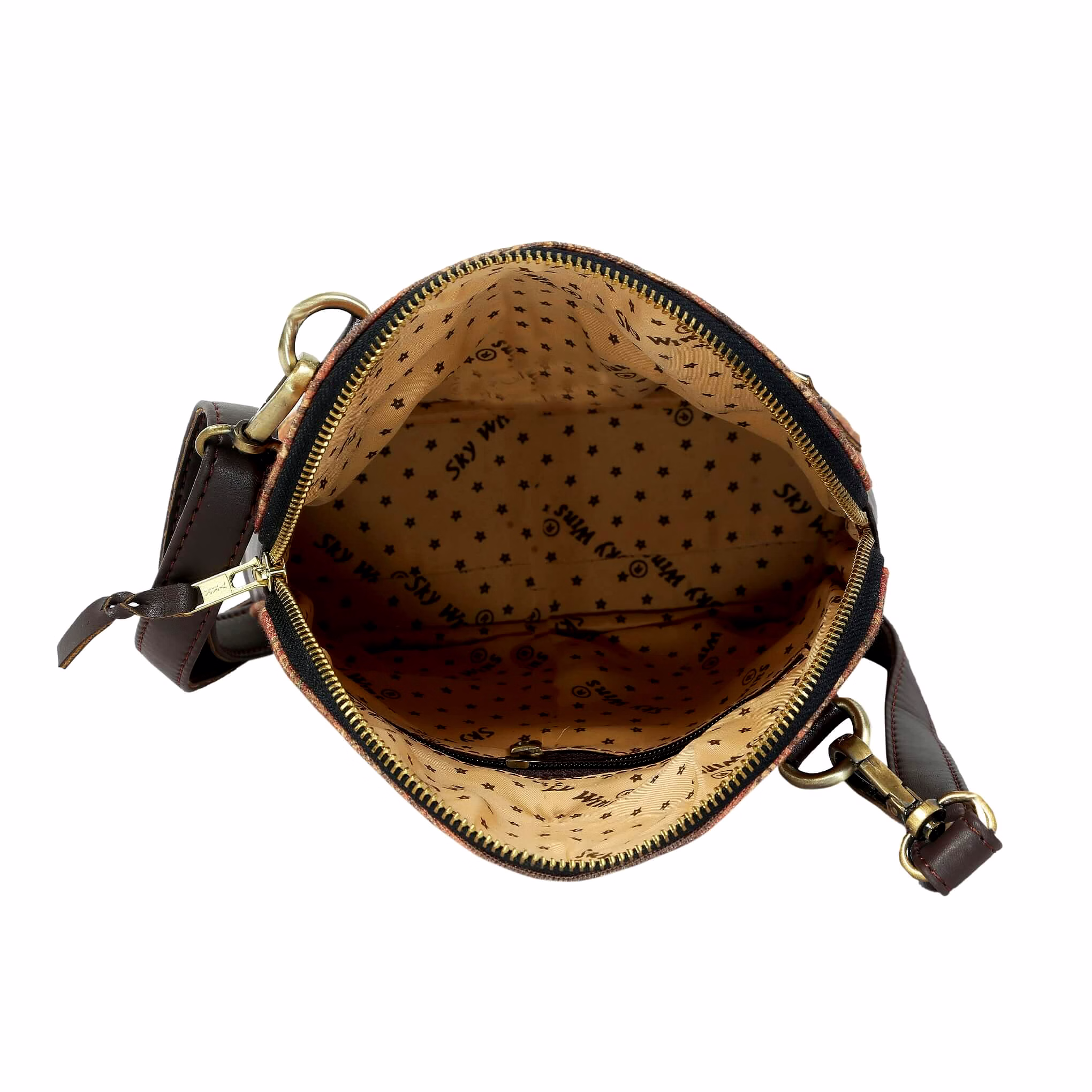 Abstract Love Womens Crossbody Sling Bag image 5