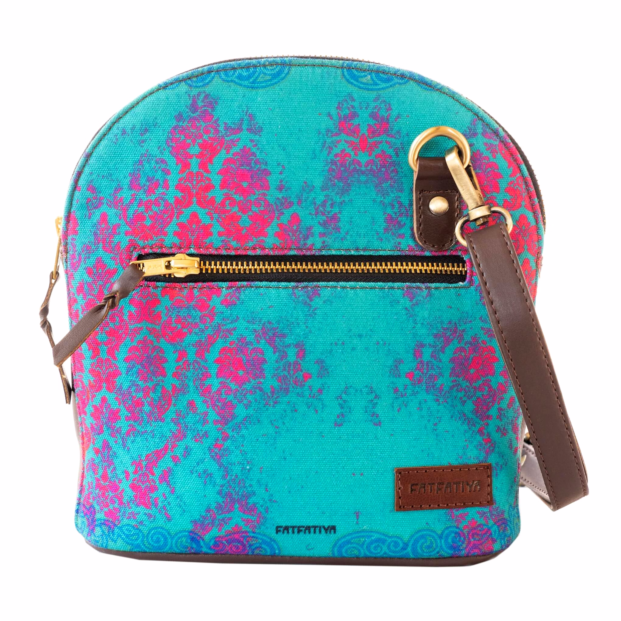 Flower Foot Print Beautiful Crossbody Bag image 1