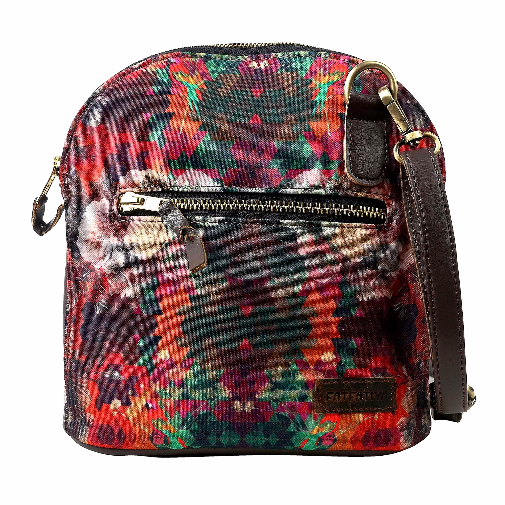 Multicolour Floral Cool Crossbody Bag image 1