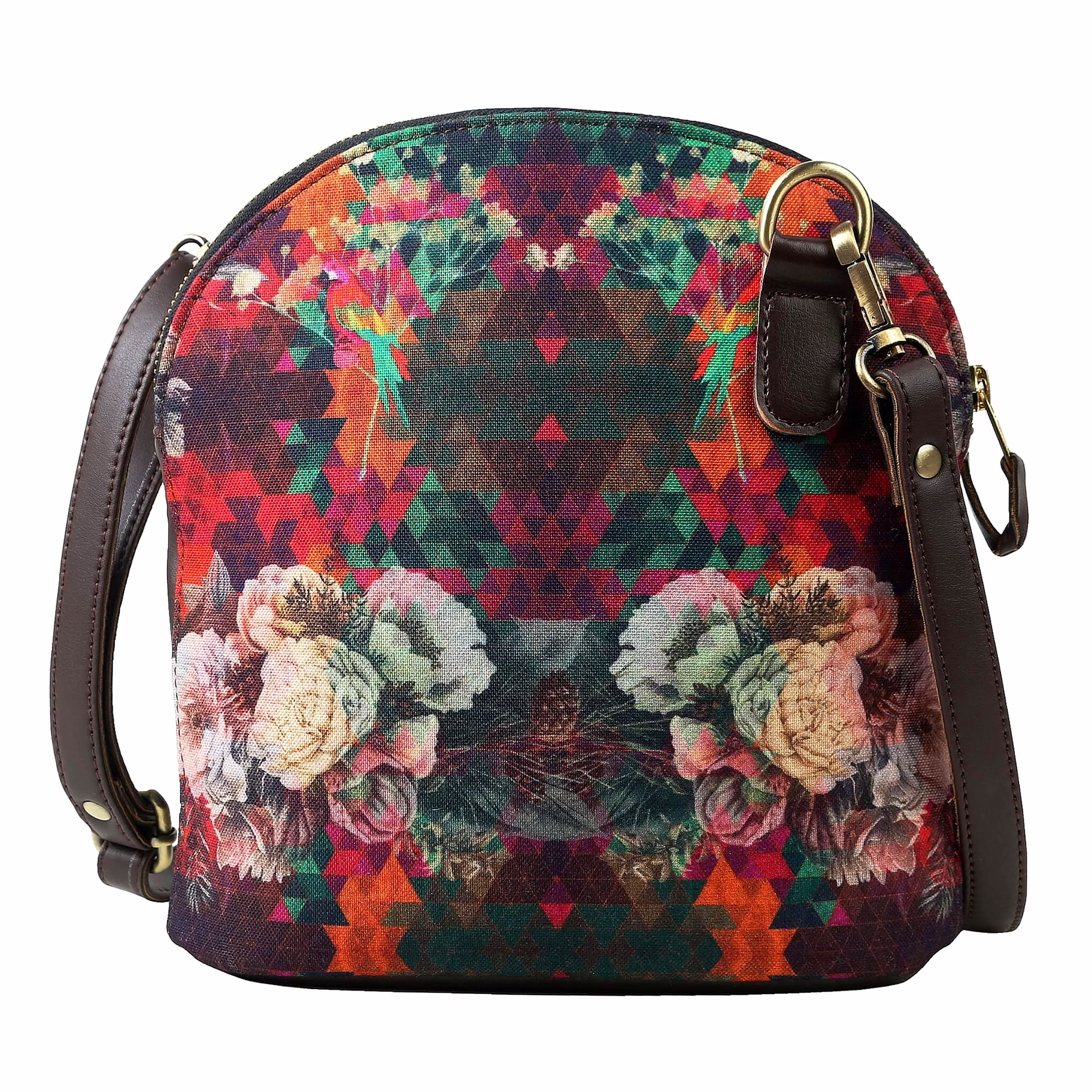 Multicolour Floral Cool Crossbody Bag image 2