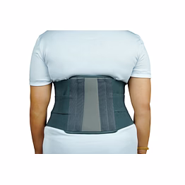 aapson lumbo sacral belt contoured (deluxe) grey