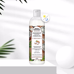 keya seth aromatherapy virgin coconut oil, skin & hair, cold pressed, moisturizing, glowing, soothing nourishment anti dandruff, rich in lauric acid & vitamin e