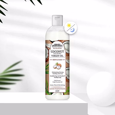 keya seth aromatherapy virgin coconut oil, skin & hair, cold pressed, moisturizing, glowing, soothing nourishment anti dandruff, rich in lauric acid & vitamin e