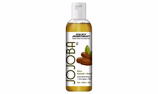 Jojoba Oil for Face, Body & Hair – Moisturizing, Anti-Aging, Breakout & Sunburn Care, Hair Growth with Flavonoids, Vitamin A & E-100ml