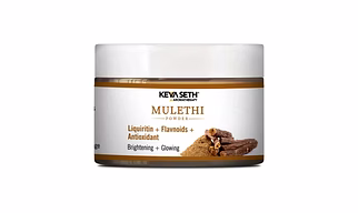 Mulethi Powder Face Pack for Women & Men, Brightening + Glowing Skin Yastimadhu