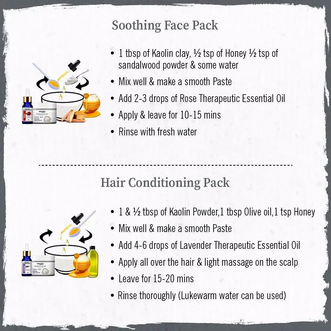 Kaolin Clay Powder Face Pack For Women & Men, Brightening + Absorbs Excess Oil-100GM image 5