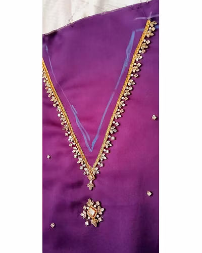 Shalwar neck design-1