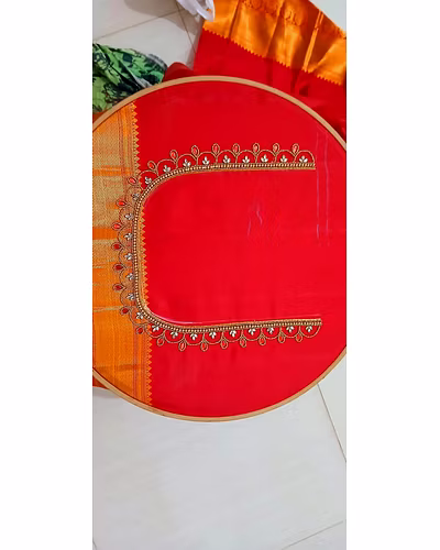 Bridal blouse kooral saree-2