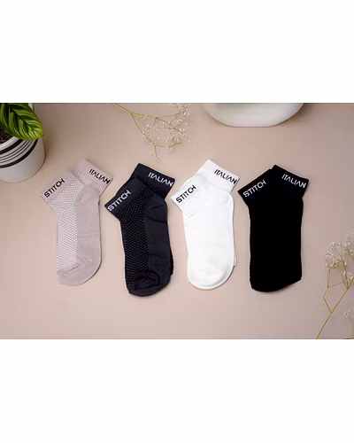 Bamboo Socks-L-Iced White-2