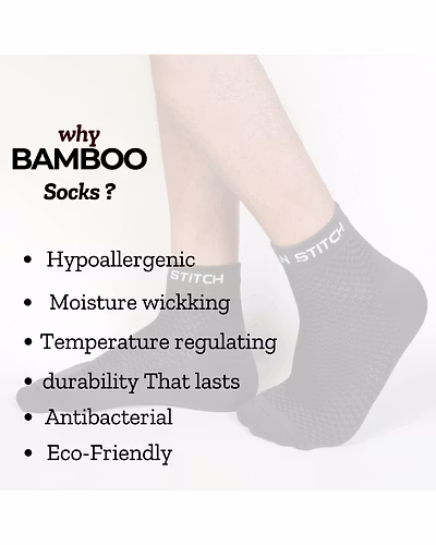 Bamboo Socks-L-Iced White-4