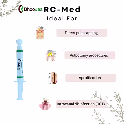 BhooJaa RC Med| Calcium Hydroxide with Barium sulphate Paste| 2g-3