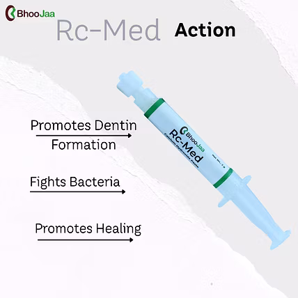 BhooJaa RC Med| Calcium Hydroxide with Barium sulphate Paste| 2g-2