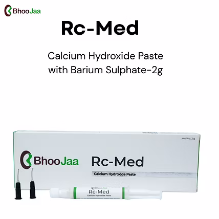 BhooJaa RC Med| Calcium Hydroxide with Barium sulphate Paste| 2g-1