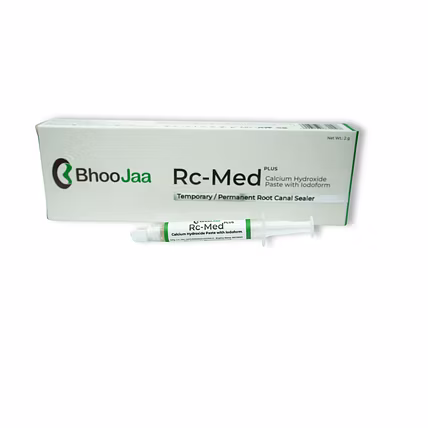 BhooJaa RC Med Plus| Calcium Hydroxide with Iodoform Paste| 2g-3