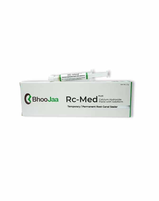 BhooJaa RC Med Plus| Calcium Hydroxide with Iodoform Paste| 2g-12752785