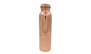 Carved Copper Bottle