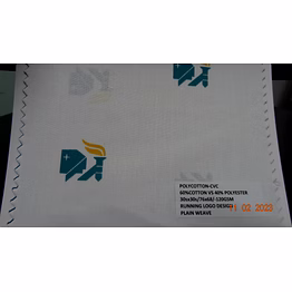 hospital logo printed bedsheet