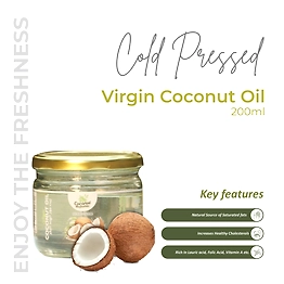 Coconut Republic Cold Pressed Virgin Coconut Oil 200ml