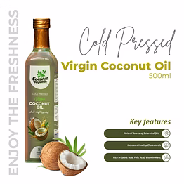coconut republic cold pressed virgin coconut oil 500ml
