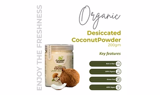 Organic Desiccated Coconut